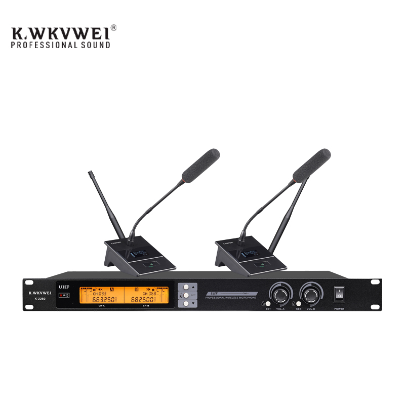 K-2260（一拖二无线鹅颈会议话筒）