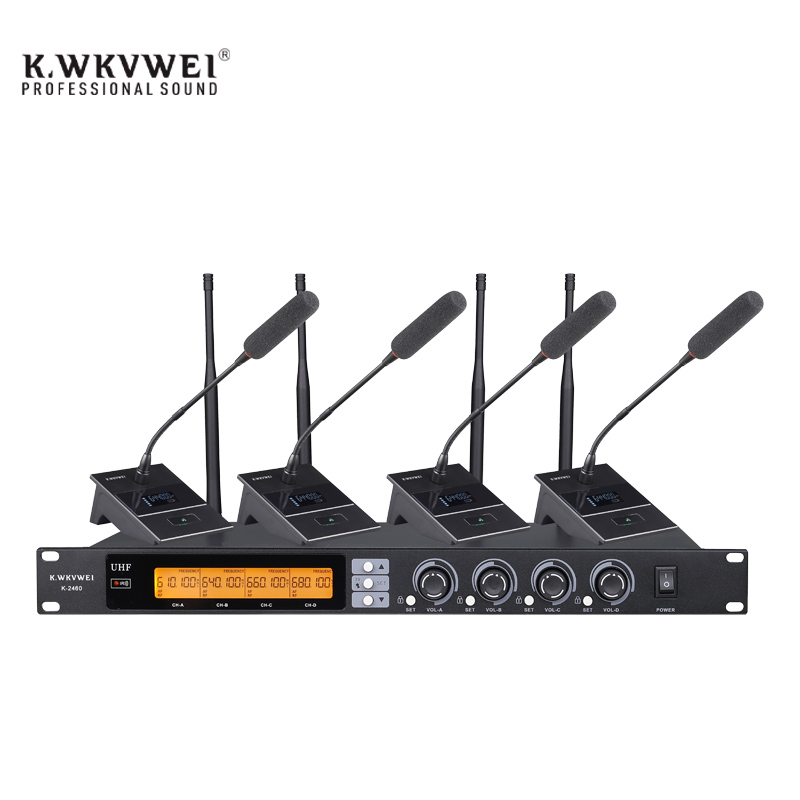 K-2460（一拖四无线鹅颈会议话筒）