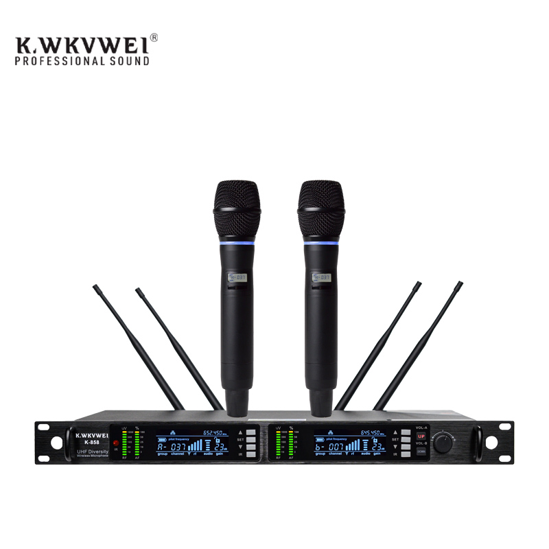 K-858（U段真分集红外对频拖二手持）