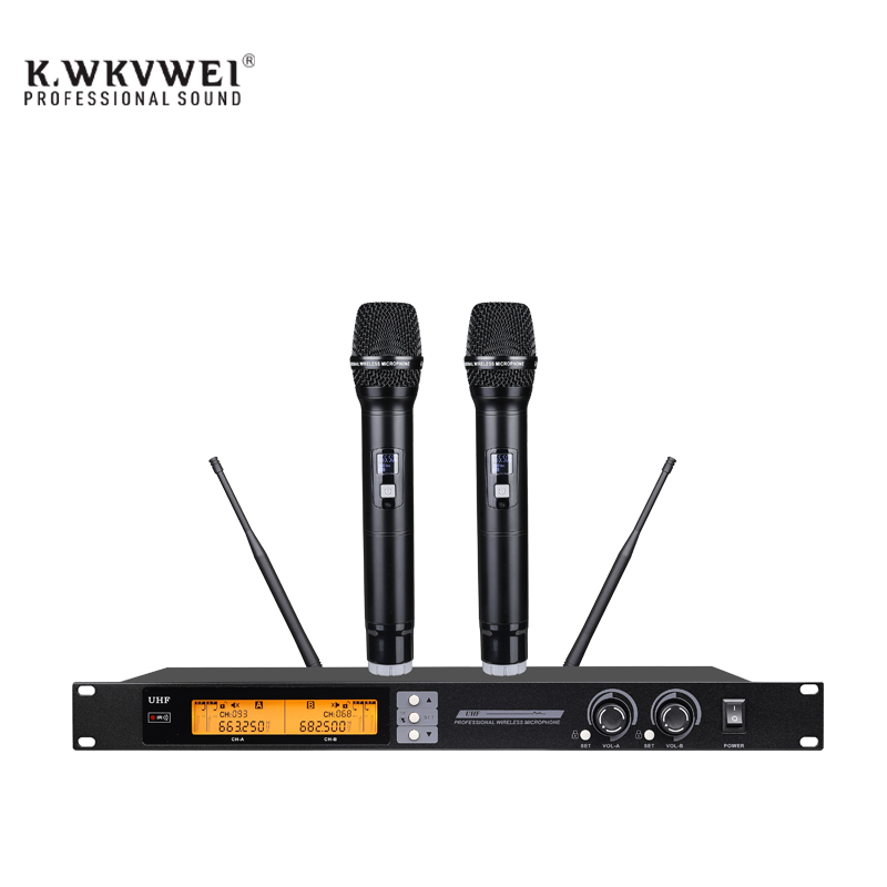 KS-652（U段红外对频一拖二无线手持话筒）